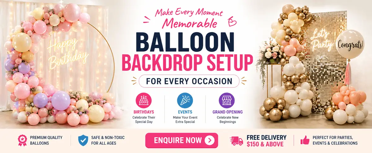 Balloon Decoration Services for Birthday